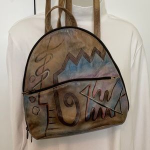 Leather Backpack Rare 🎨